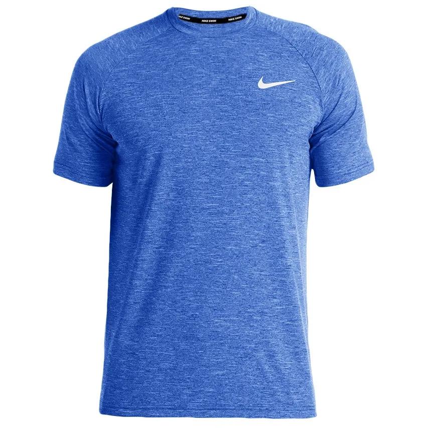 Nike   Zwemshirt Heather Hydroguard  Heren  Blauw