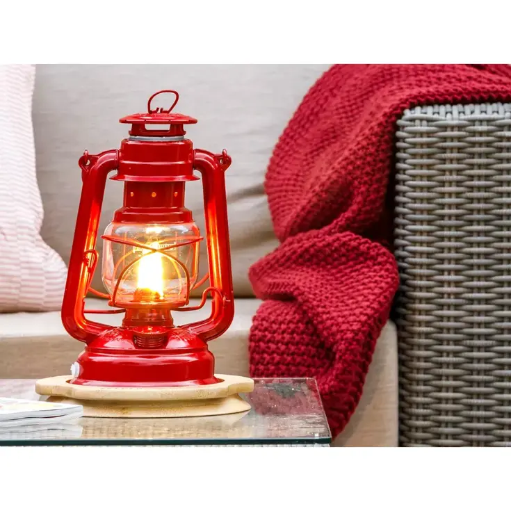 Feuerhand – Stormlamp – Rood – Olie-lantaarn