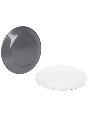 Dinerbord Two-Tone Melamine 4 Stuks