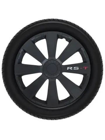 Wieldoppen set - 13 inch - RS-T Zwart