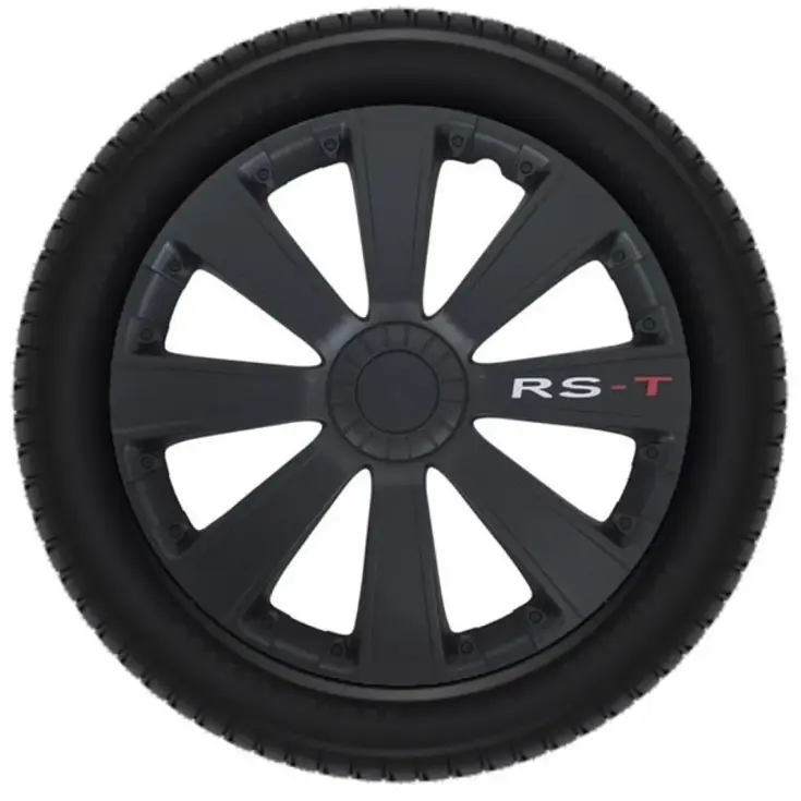 Wieldoppen set - 16 inch - RS-T Zwart