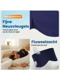 Slaapmasker Katoen - Donkerblauw - PurelyGoods