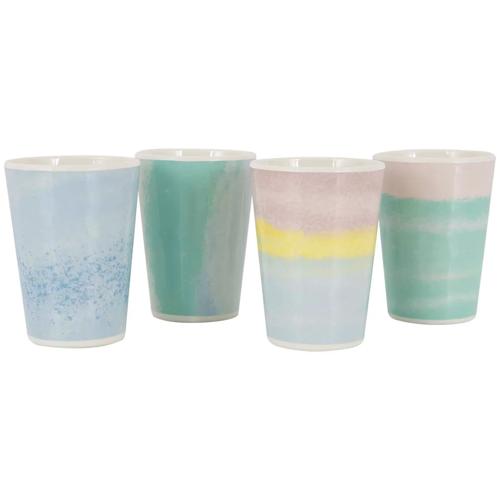 Pastel Beker Barfleur Melamine 4 Stuks