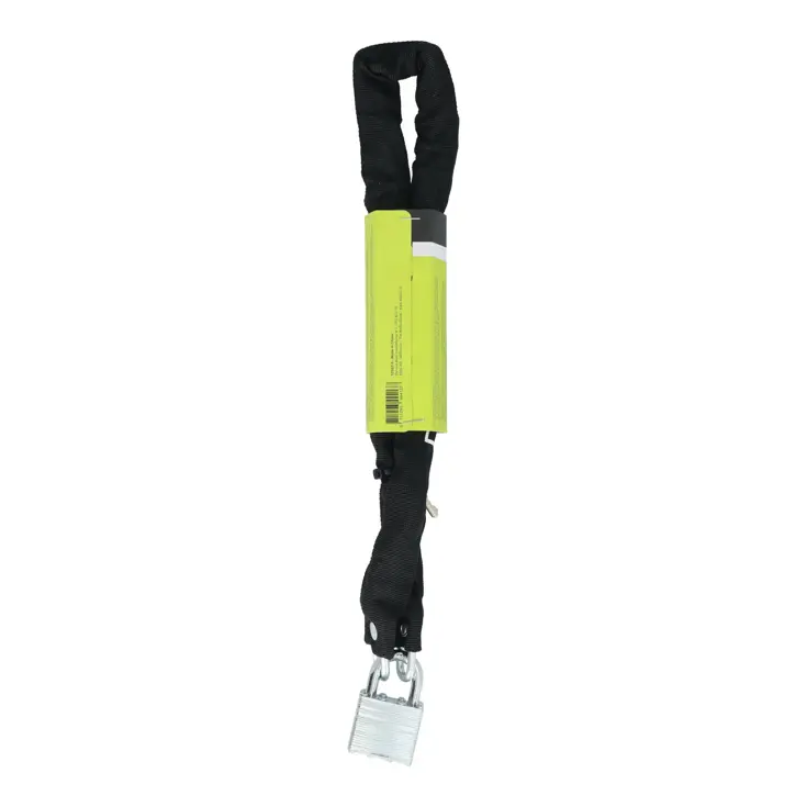 Kettingslot 90 cm met geharde schakels en hoes