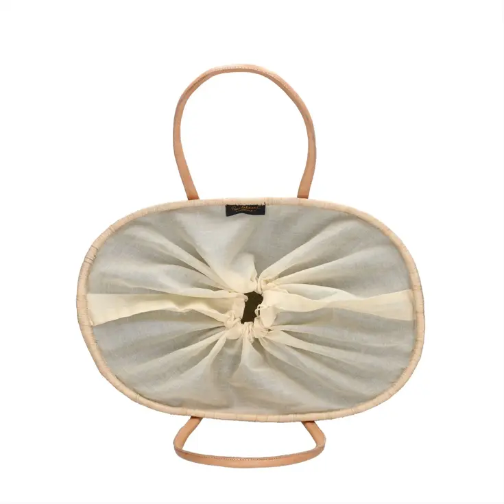 Raffia - Rieten Mand L - Strandtas