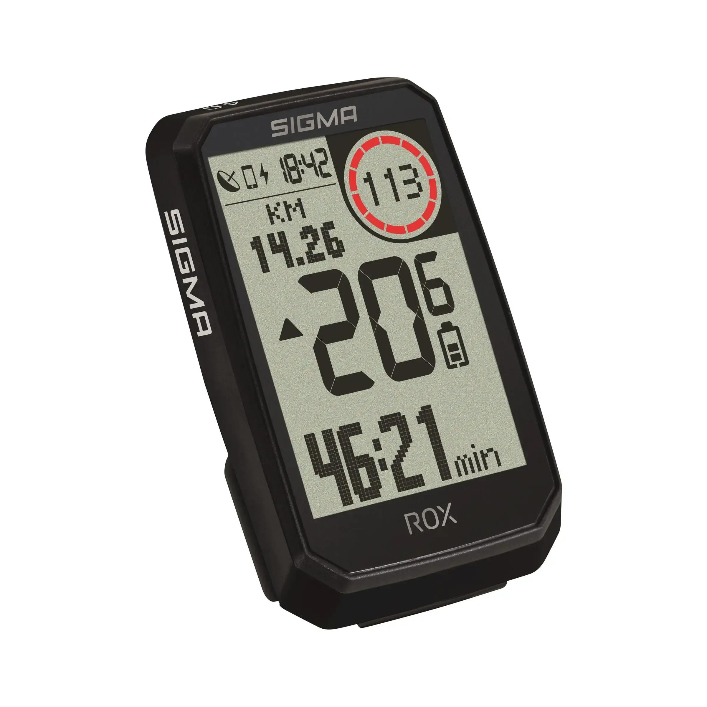 Sigma  fietscomputer ROX 4.0 Endurance GPS  Zwart