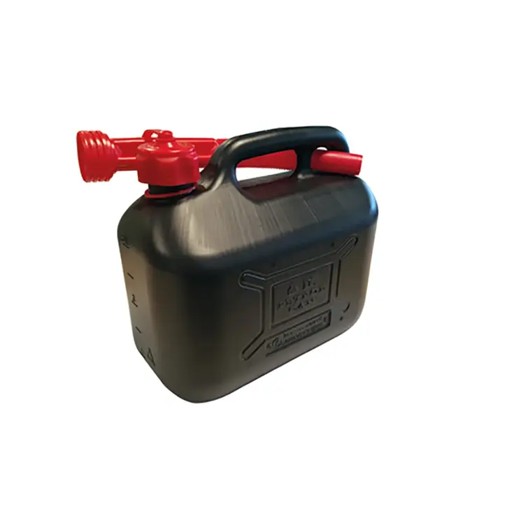 Jerrycan 5L zwart met schenktuit