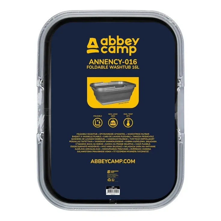 Abbey Camp Afwasteil opvouwbaar 16 liter