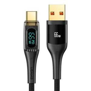 USB-A/USB-C - Display - 1.2m - USAMS