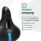 Voltano Gel Flow Fietszadel Met Uitsparing