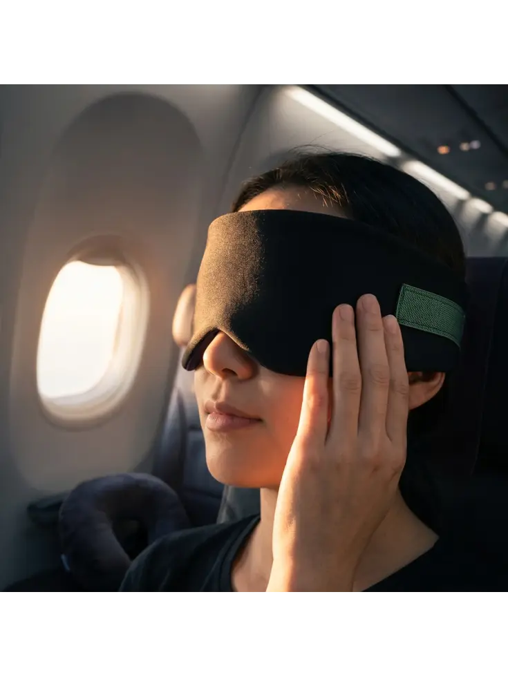 Slaapmasker Katoen - Zwart