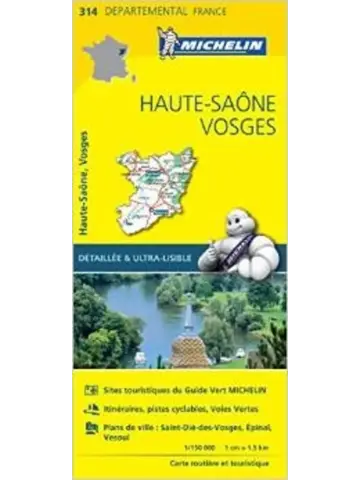 Wegenkaart Local 314 Haute-Saone - Vosges
