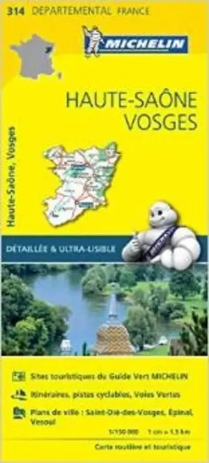Wegenkaart Local 314 Haute-Saone - Vosges