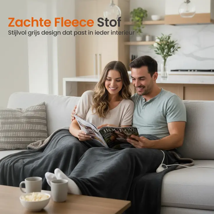 Elektrische Fleece Deken - 160x120cm