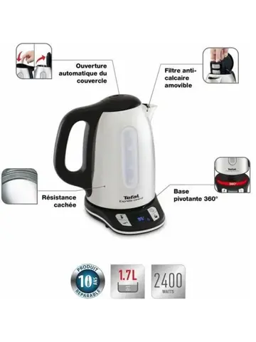 Waterkoker - 1,7L - RVS - 2400 Watt