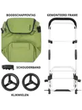 Allround Boodschappenwagen opvouwbaar 41 liter