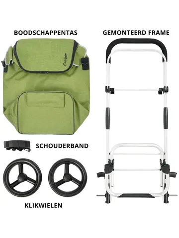 Allround Boodschappenwagen opvouwbaar 41 liter
