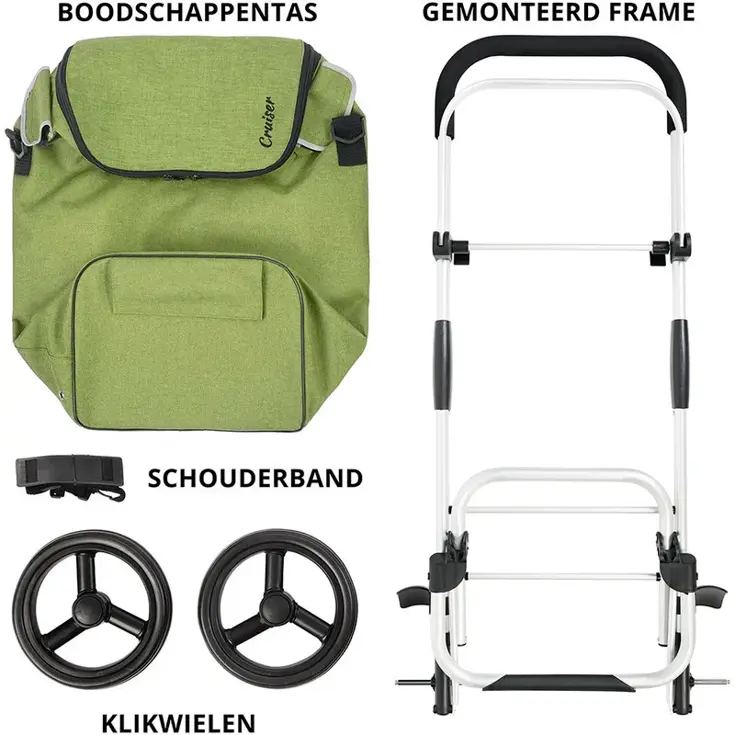 Allround Boodschappenwagen opvouwbaar 41 liter