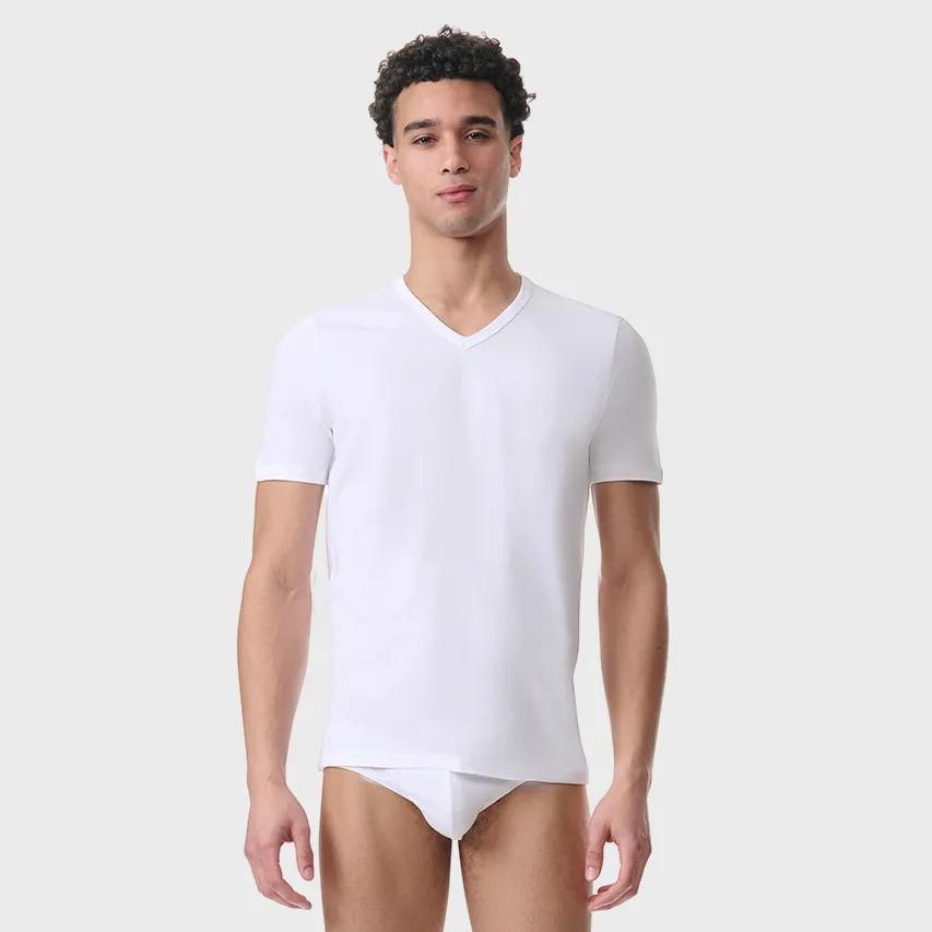 ADIDAS   2-Pack V-hals Shirts Active  Heren  Wit