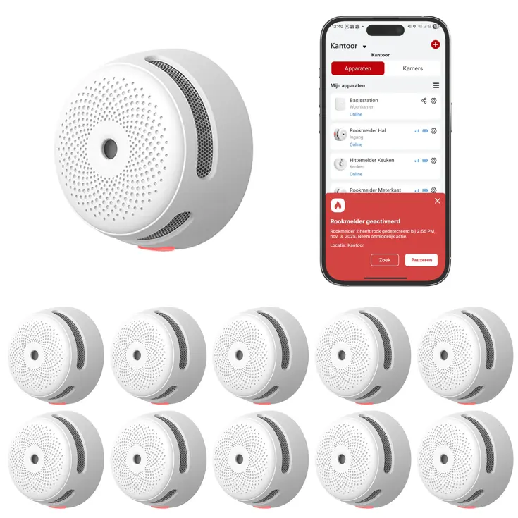 XS01-M Slimme rookmelder 10-pack