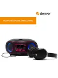 CD speler FM-Radio Bluetooth Lichteffecten