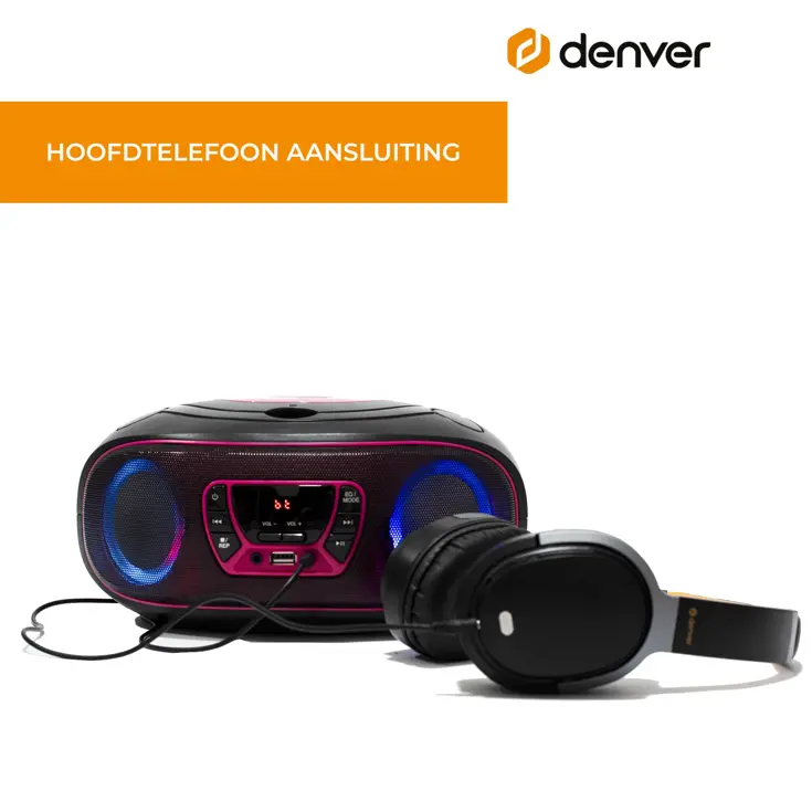 CD speler FM-Radio Bluetooth Lichteffecten