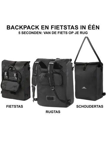 Waterdichte Fietstas Backpack 28ltr