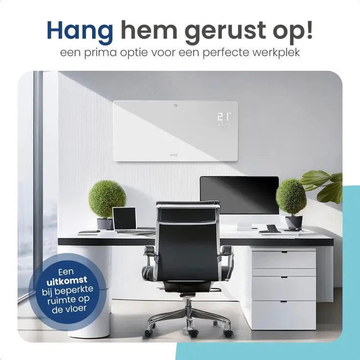 Elektrische Kachel - Tot 25m2 - 2000W