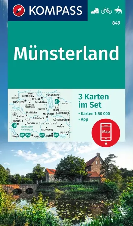 Wandelkaart WK849 Münsterland