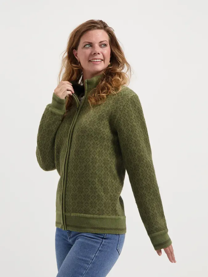 MGO Lou Dames - Outdoorvest - Noors patroon