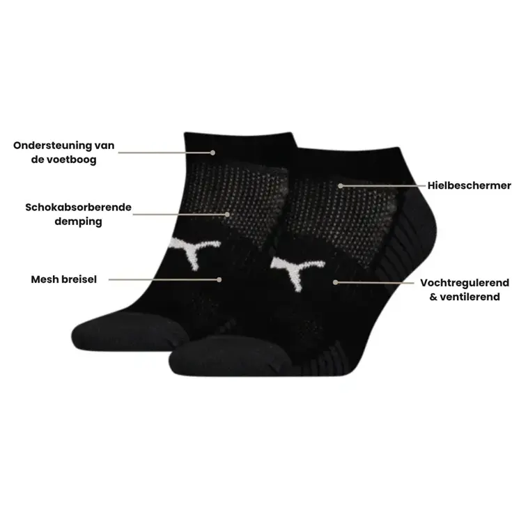 Cushioned - 6 paar - Sneakersokken