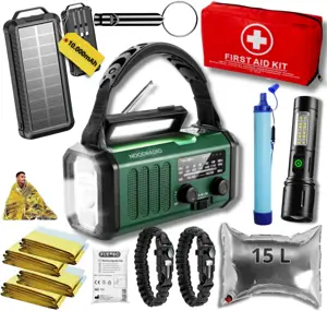 Noodpakket XL met Powerbank-Noodradio-Waterfilter