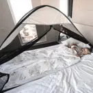 Luxe Bedtent Pop Up klamboe - 1mm gaas