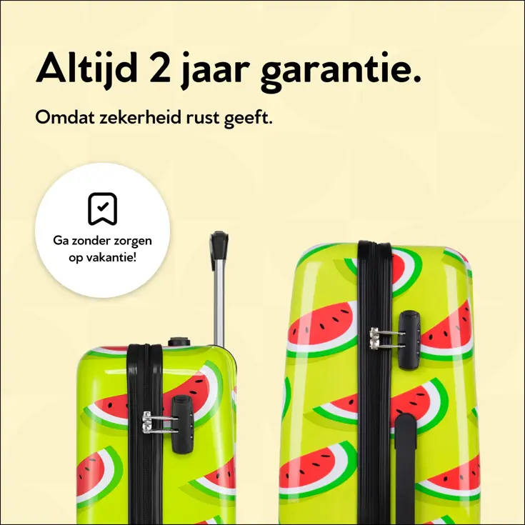 Handbagage Koffer met print - 55cm