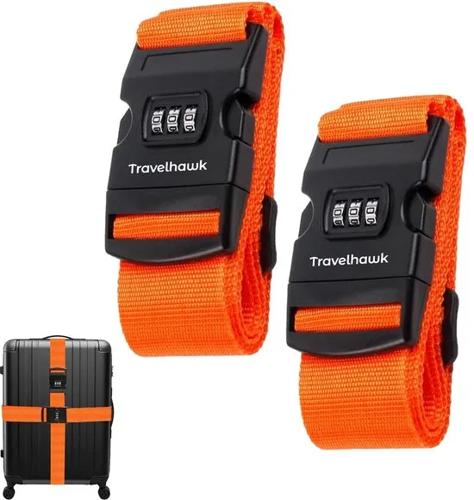 Kofferriem met Cijferslot - 2-Pack