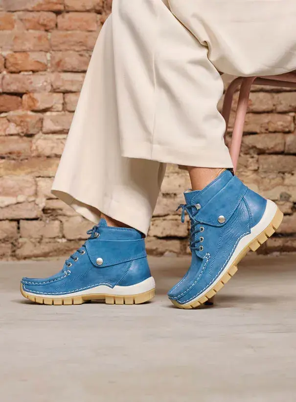 Jump Summer - Hoge veterschoenen dames