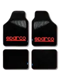 Automatten set Sparco - Stof - Rood