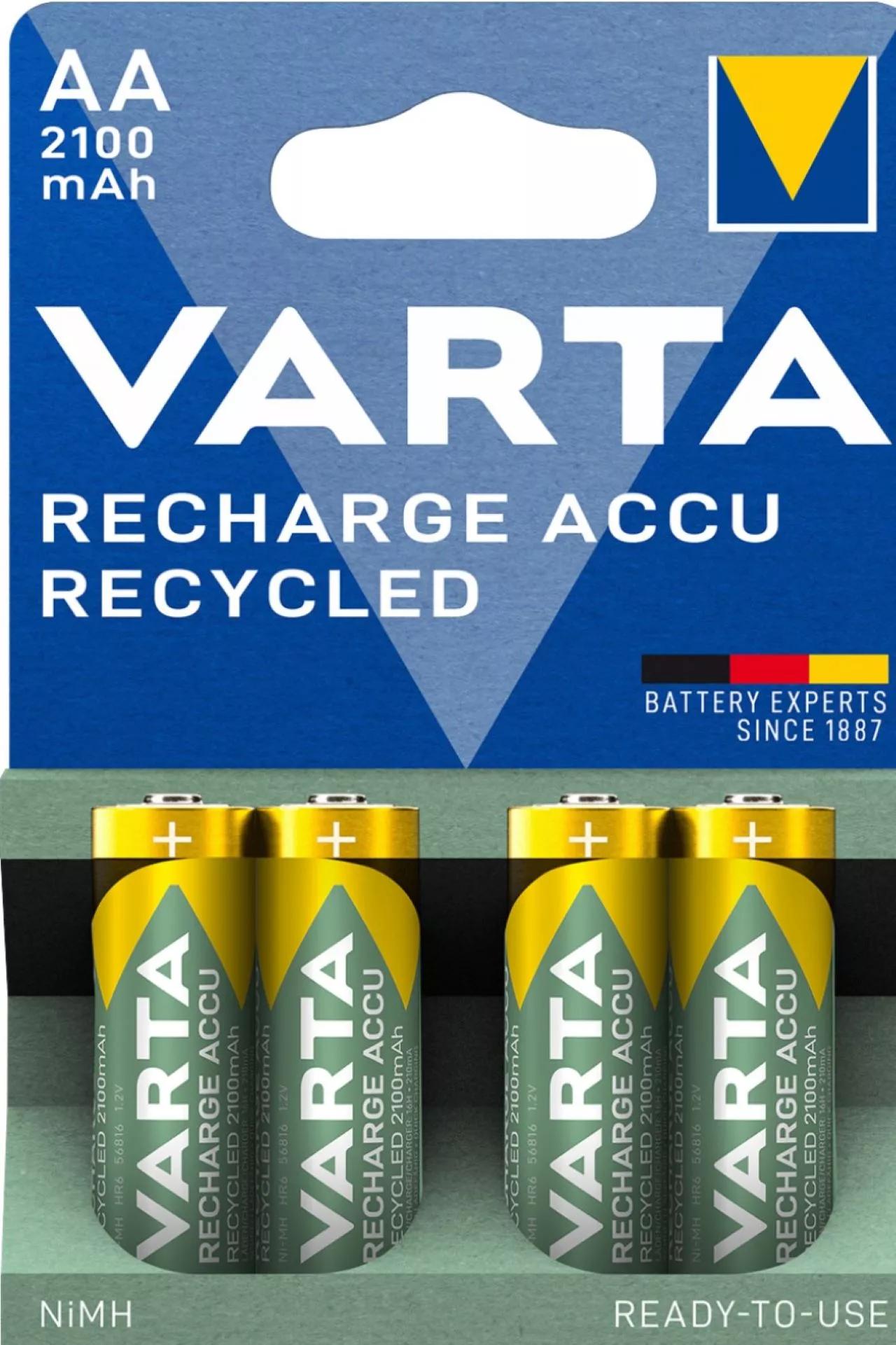 Varta Powerbank - Recharge Recycled - AA baterijen - main product image