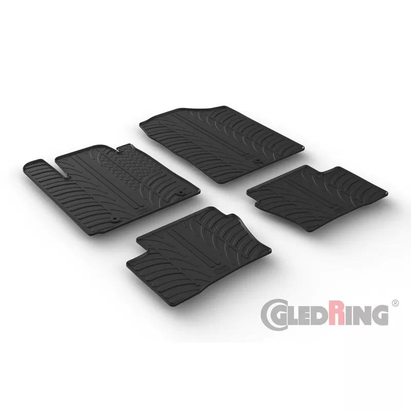 Gledring Kia Cee'd HB 5 deurs/SW 6/2018 & XCee'd 6/2019 & Pro Cee'd 2018 - Rubbermatten - Zwart