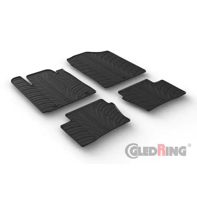 Kia Cee'd HB 5 deurs/SW 6/2018 & XCee'd 6/2019 & Pro Cee'd 2018 - Rubbermatten - Gledring