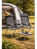 Campingstoel set 2 - inklapbaar grijs