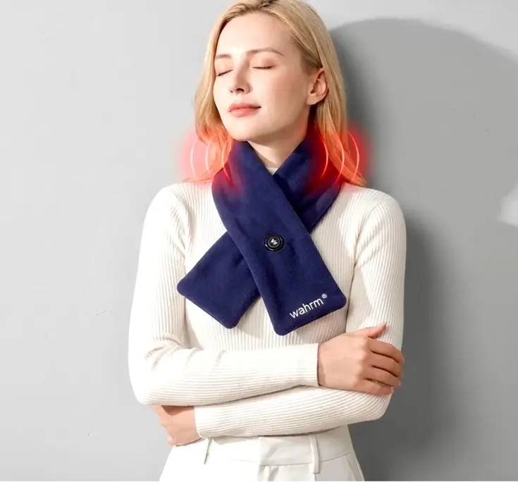 Oplaadbare verwarmende shawl - drie standen