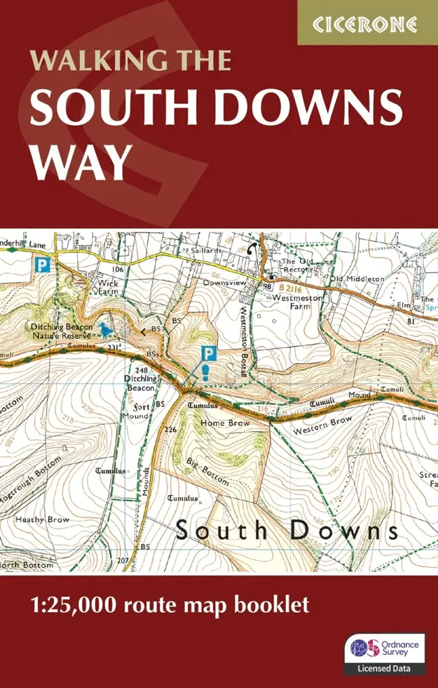 Kaartgids Booklet The South Downs Way Map