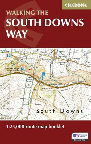 Kaartgids Booklet The South Downs Way Map
