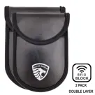 Dutch Shield 2x RFID Autosleutel hoesje zwart