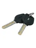 Compact en flexibel mintgroen spiraalslot 180cm