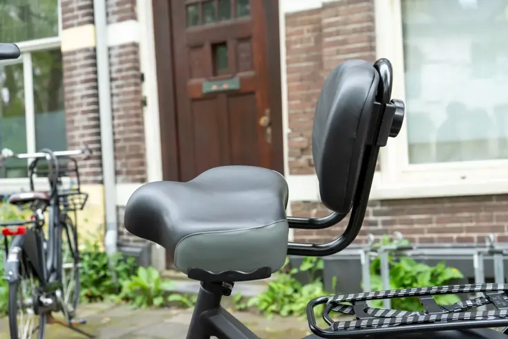 Voltano Fietszadel met Rugleuning