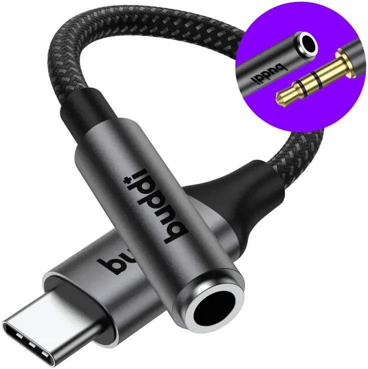 Ease 3.5mm Aux naar USB-C Adapter met DAC