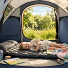 Opblaasbaar campingbed - Met draagtas - 1 persoons