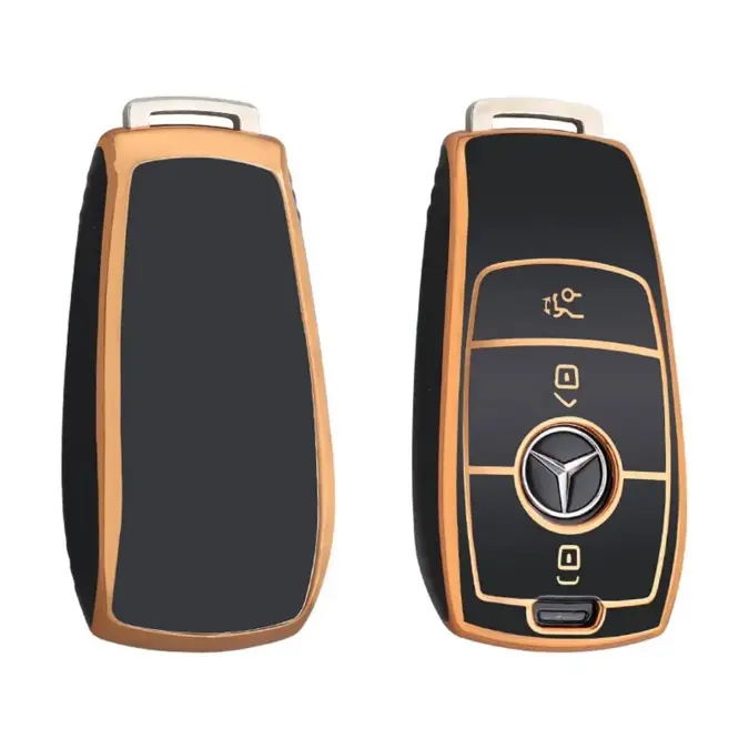 Dutch Shield Sleutelhoesje  Mercedes goud B3